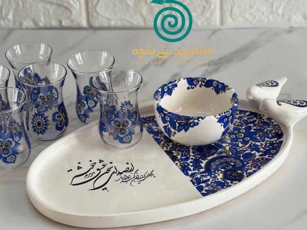 ست 6نفره لاجوردی