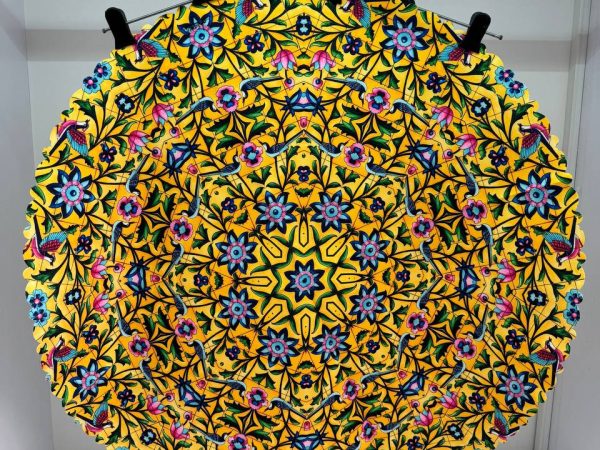 رومیزی گرد طرح پرستو
