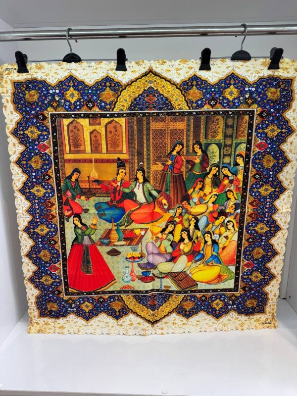رومیزی مربع طرح حرمسرا