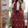 دامن طرح نارملا زرشکی