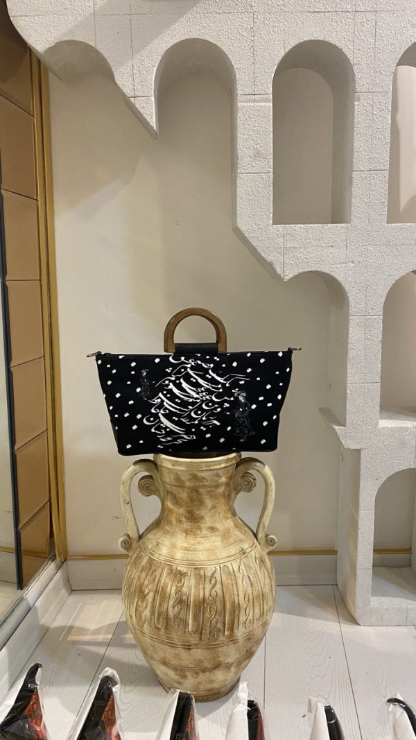 کیف بزرگ طرح حافظ مشکی