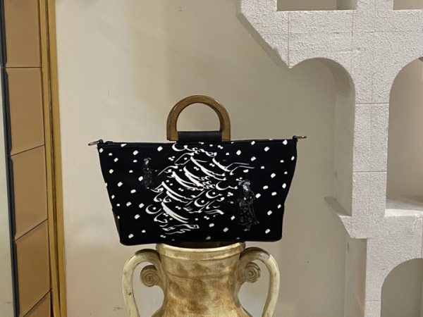 کیف بزرگ طرح حافظ مشکی