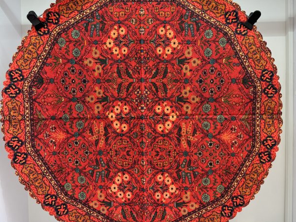 رومیزی گرد طرح شیدا