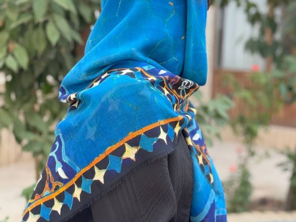 روسری نخی طرح مسجدجامع-قواره 120