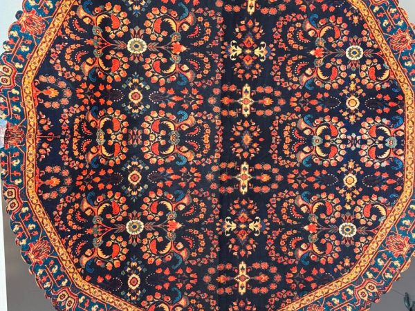 رومیزی گرد طرح شاهکار